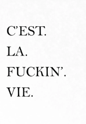 CEst La Vie Friendship Card