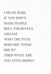 Babe Roll Their Eyes Friendship Card
