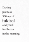 500 Mgs Fukitol Friendship Card