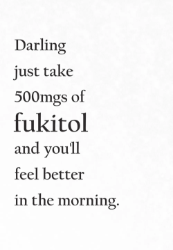 500 Mgs Fukitol Friendship Card