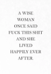 Fuck This Shit Happily Friendship Card