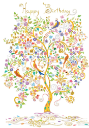 Paradise Tree Birthday Card