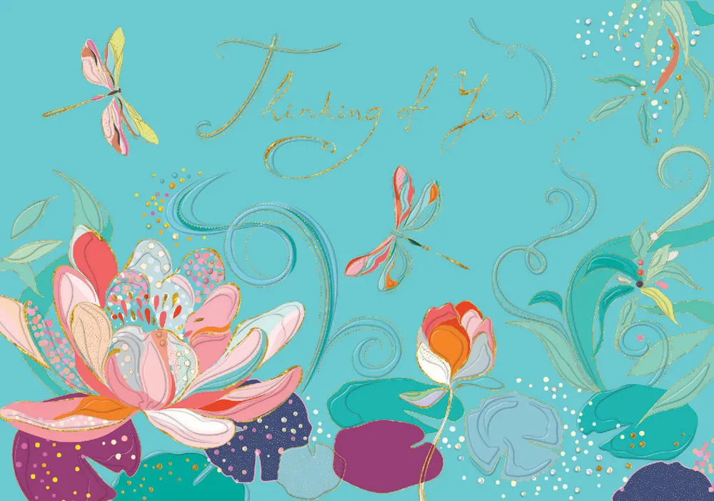 Flower Thinking Of You Card