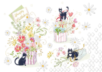 Playing Cats Birthday Card