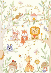 New Baby Animals Card