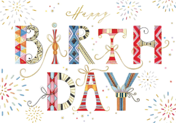 Text Color Birthday Card