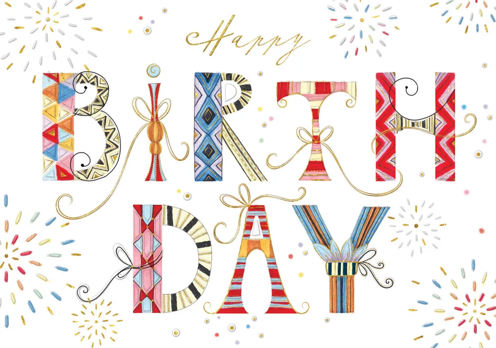 Text Color Birthday Card