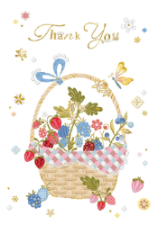 Fruit Basket Thank You Card