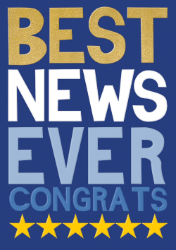 Best News Congratulations Card