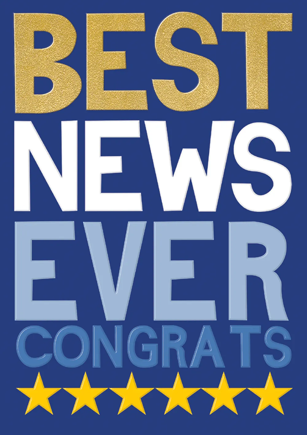 Best News Congratulations Card