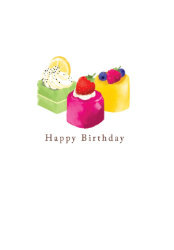 Sweets Birthday Card