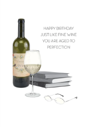 Aged Perfection Birthday Card