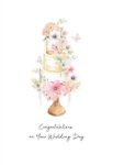 Cake Wedding Card