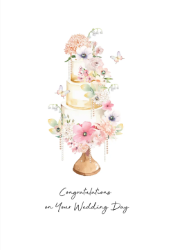 Cake Wedding Card