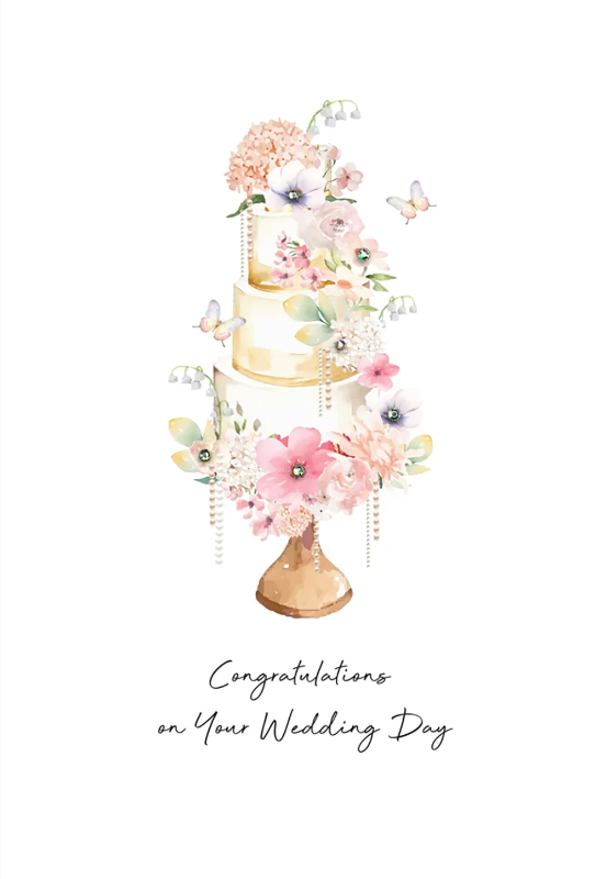 Cake Wedding Card