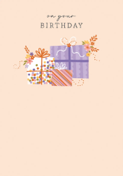 Fancy Presents Birthday Card