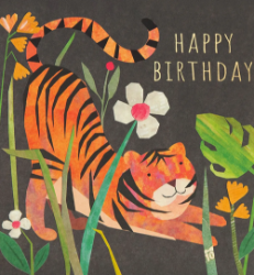 Tiger Birthday Card