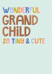 New Grandchild Baby Card