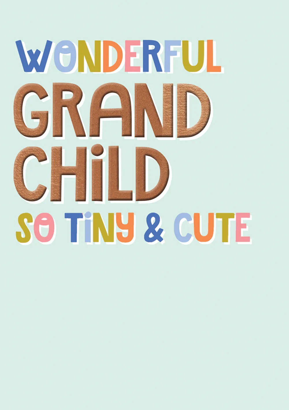 New Grandchild Baby Card