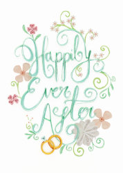 Happily Ever After Quilling Wedding Card