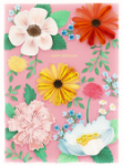 Flowers Quilling Birthday Card