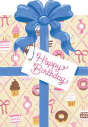 Dessert Present Birthday Card