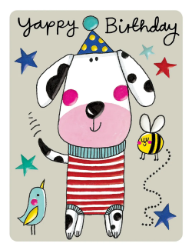 Cute Dalmatian Birthday Card