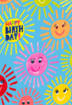 Smiley Sunshine Birthday Card