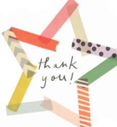Star Thank You Card