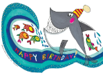 Trifold Whale Birthday Card