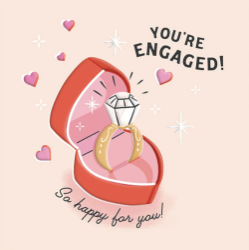 Box & Ring Engagement Card
