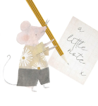 Mouse With Note Friendship Card