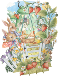 3D Pop Up Baby Rabbit Greeting Card