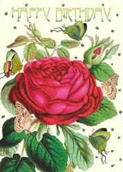 Rose Birthday Card 