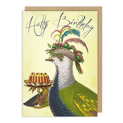 Bird Hatty Birthday Card 