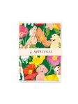Flowers and Puppies Blank Notecard Set