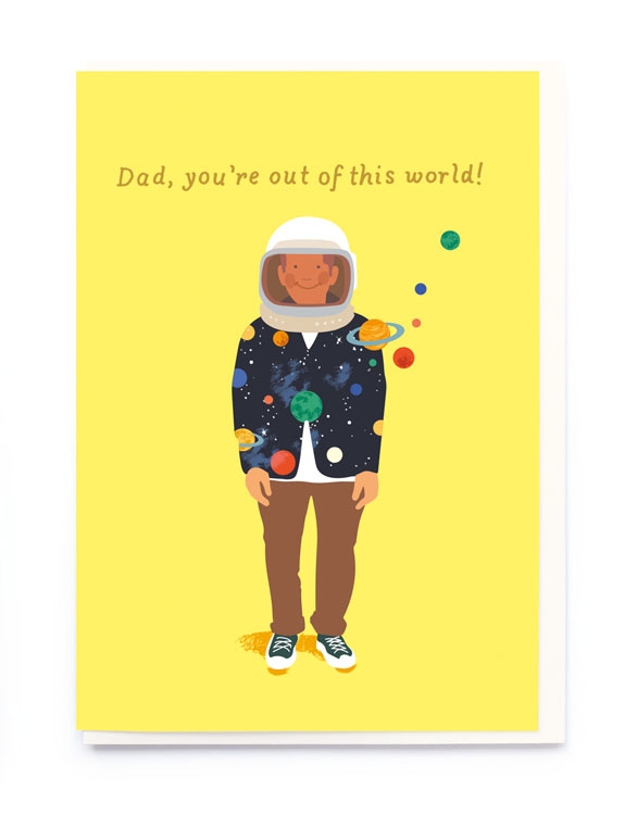 Out of This World Father's Day Card