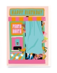 Photo Booth Birthday Card
