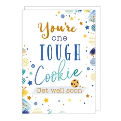 Tough Cookie Get Well Card 
