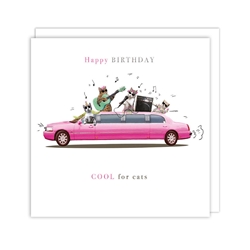 Cool for Cats Birthday Card 