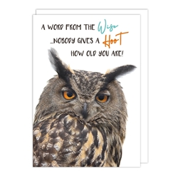 Give a hoot Birthday Card 