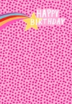 Birthday Star Pink Greeting Card