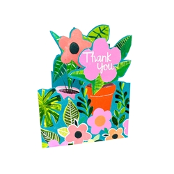 Trifold Plants Thank You Card 