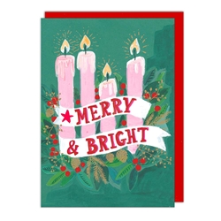 Merry Bright Christmas Card Christmas