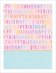 Text Birthday Card 