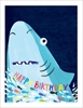 Shark Birthday Card Birthday