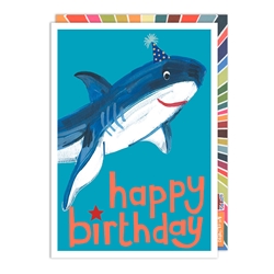Shark Birthday Card 