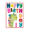 Dinosaur Birthday Card 