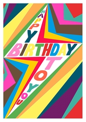 Bright Bolt Birthday Card