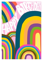 Rainbows Birthday Card
